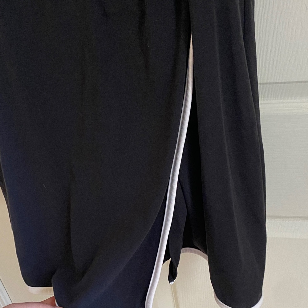Xhilaration Black and White Athletic Dress with Shorts - Picture 2 of 7
